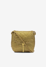 Dragon Diffusion Mini City Bag Woven Leather Crossbody Bag Gold 8934GOLD_92447d43-b311-46e7-8d35-c68b0f065733