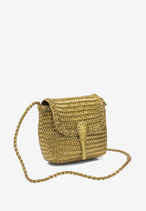 Dragon Diffusion Mini City Bag Woven Leather Crossbody Bag Gold 8934GOLD_92447d43-b311-46e7-8d35-c68b0f065733