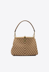 Etro Small Vela Woven Raffia Shoulder Bag  Brown WP1B0002AE301M0448_15975494-924c-4942-9040-1ab40c5353be
