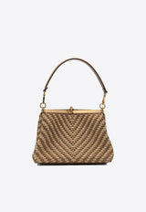 Etro Small Vela Woven Raffia Shoulder Bag  Brown WP1B0002AE301M0448_15975494-924c-4942-9040-1ab40c5353be