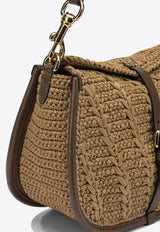 Etro Medium Pony Shoulder Bag Beige