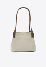 Etro Small Libra Canvas Shoulder Bag  White WP1D0052AT275M1384_83d2abcb-8c20-44d3-b621-2fd3a7319044
