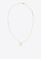Ferragamo Gancini Pendant Brass Necklace Gold 0696658_0b445cf5-9c39-4c74-81a6-6a72938f9d14