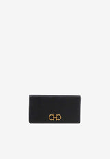Ferragamo Gancini Leather Wallet Black 0726510_55cfca0a-be82-4662-b641-6a1a387c7608