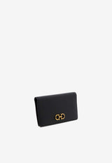 Ferragamo Gancini Leather Wallet Black 0726510_55cfca0a-be82-4662-b641-6a1a387c7608