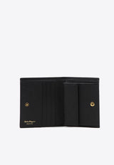 Ferragamo Gancini Compact Leather Wallet Black 0726512_7565d51f-d599-4e60-b49e-d4504cbbfe62