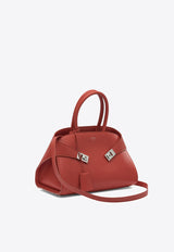 Ferragamo Medium Hug Calf Leather Top Handle Bag Red 0766761_141dad95-939a-4abf-8078-b2b6631c58e8