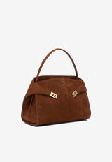 Ferragamo Large Soft Hug Suede Shoulder Bag Orange 0784183_c9f3f4e6-93c8-4881-9d5e-763635191f8c