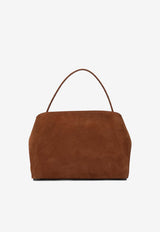 Ferragamo Large Soft Hug Suede Shoulder Bag Orange 0784183_c9f3f4e6-93c8-4881-9d5e-763635191f8c