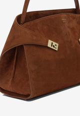 Ferragamo Large Soft Hug Suede Shoulder Bag Orange 0784183_c9f3f4e6-93c8-4881-9d5e-763635191f8c