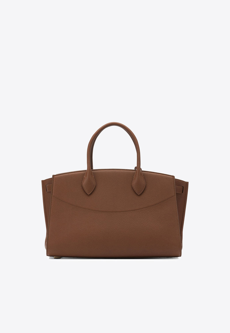 Ferragamo Medium Studio Soft Top Handle Bag Brown 0785997_41f77f84-77fb-42b6-9ea9-831292aa4be5