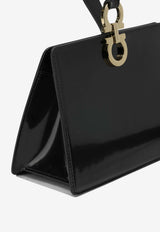 Ferragamo Mini Clutch Bag in Calf Leather Black 0786099_50490583-2335-4eef-8370-2f0c1d52b077