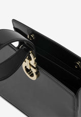 Ferragamo Mini Clutch Bag in Calf Leather Black 0786099_50490583-2335-4eef-8370-2f0c1d52b077