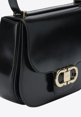 Ferragamo Double Gancini Leather Crossbody Bag Black 0789541_0e354ae4-f8d1-4f89-a884-1db66e42010a