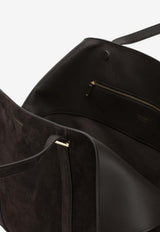 Ferragamo Large Folded Suede Tote Bag Brown 0789602_8d56e384-73f8-4591-9788-7ad7b9963709