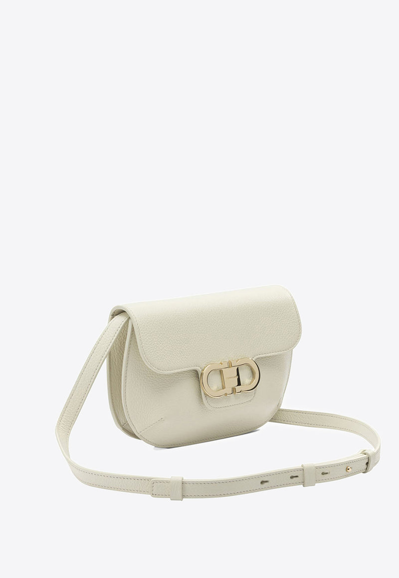 Ferragamo Small Lizzy Leather Crossbody Bag White 0789842_25784eab-eb03-4059-b7f4-ae404232de09