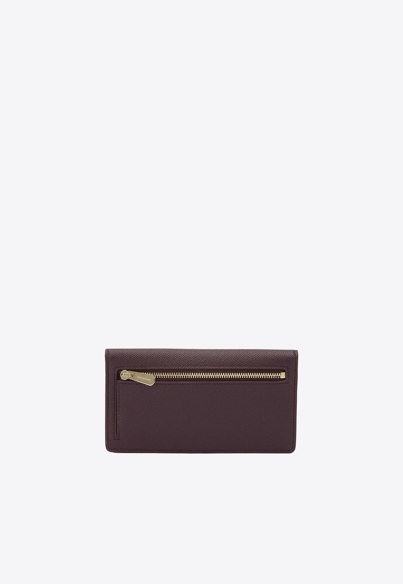 Ferragamo Gancini Leather Continental Wallet Plum 0789851_b9c5ceda-2bc0-4609-8c42-68a751a5b41f
