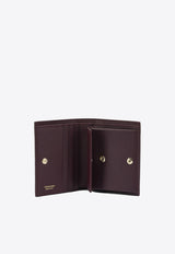 Ferragamo Gancini Compact Leather Wallet Plum 0789858_f5f78c1b-62d8-4587-9c6c-6053ef3e3328