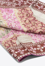 Ferragamo Fiorenza Palazzo Print Silk Scarf Multicolor 0789938_dc2b6d43-4c2b-4aec-b13d-ffa735c2eecd