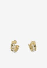 Ferragamo Gancini Pearl Stud Earrings Gold 0790655_af86ea61-911f-40b5-b13f-4035cb78b9be