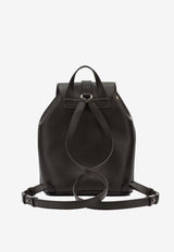 Ferragamo Gancini Leather Backpack Dark Brown 0791118_da26a82a-eea9-410f-8d5d-ec8961512fab