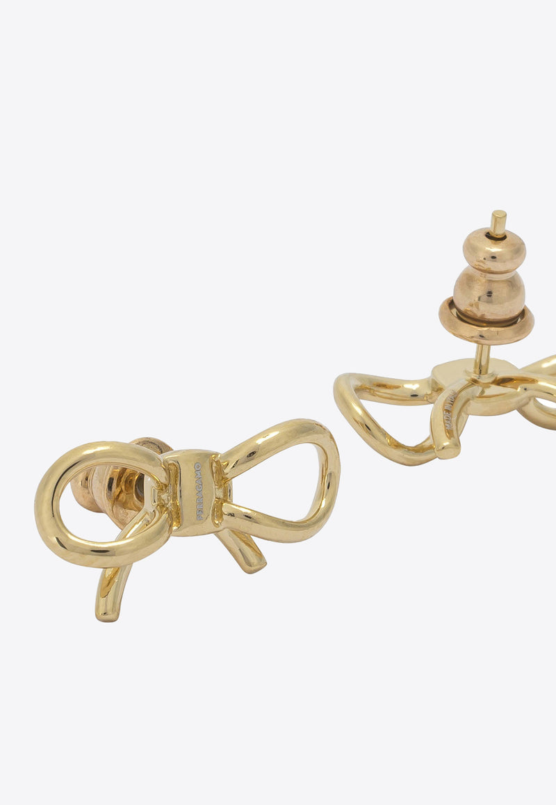 Ferragamo Bow Stud Earrings Gold 0791133_470a14b5-69a9-4071-a2bc-3fc46d6cc918
