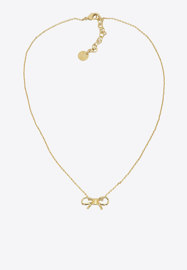 Ferragamo Bow Pendant Brass Necklace Gold 0791136_55599e9c-dc61-49c9-abc2-2ed85edd952e