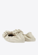 Ferragamo Fou Bow Leather Ballet Flats Cream 0791175_616864b1-bc63-4998-a3e7-47f869aeb930