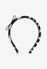 Ferragamo Vara Bow Pony Skin Headband Monochrome 0791472_cb70eab9-8e26-465e-beb1-a167a7e32700