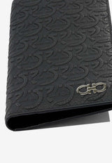 Ferragamo Gancini Leather Cardholder Black 0791922_90e19670-0475-4730-9ea5-53a085f543e8
