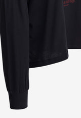 GANNI Poodle Wool Sweater Black A1050036252_f533eb52-3dd8-4147-bdd1-7584d14e5a25