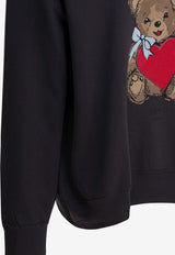 GANNI Bear Print Sweatshirt Black A1060027252_c15466b2-a8bc-4b95-9354-170a2752a4ba