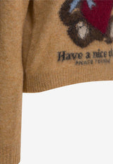 GANNI Intarsia Knit Wool Bear Sweater Beige A1070091118_4abc659e-37fa-4c00-84b6-d81660cf4dd5