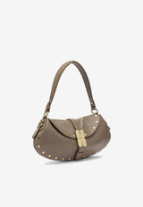 GANNI Small B-Kat Shoulder Bag Brown B206004003P_85a4bf29-12ee-44de-9f53-de5b6ada6d06