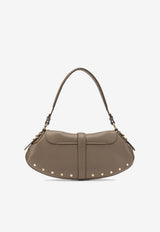 GANNI Small B-Kat Shoulder Bag Brown B206004003P_85a4bf29-12ee-44de-9f53-de5b6ada6d06