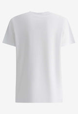 Ganni Logo-Embroidered Crewneck T-shirt T4124943_f5376f5b-85a5-4f29-929c-2afb8c77ad0d