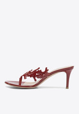 Gianvito Rossi Ocean Thong 70 Mules  Red