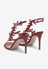 Gianvito Rossi Ocean 95 Leather Sandals Red