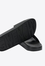 Givenchy Label Asymmetric Rubber Mules Black BH302MH1XL001_5342751c-2c49-4d36-b39b-28b61a85c9ec