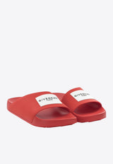 Givenchy Brand Label Rubber Slides Red BH302MH1XL640_d7b6d9e2-59ce-4de2-b474-100a3871faa4
