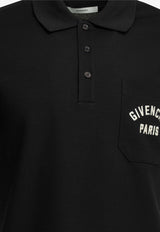 Givenchy Logo Print Polo T-shirt Navy BML00T3YSD499_4fa2c950-f9e3-41b9-86c3-6a1def0274e7