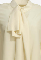 Givenchy Silk Tied Blouse Ecru BW61HL15J0150_a454704b-8246-40b6-a94e-2819901de5ee