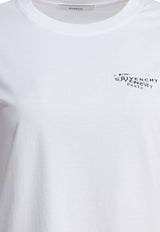 Givenchy Stamped Logo T-shirt White BW70FJP7A7100_971706f4-4718-47d3-85a6-4dd57fc72f99