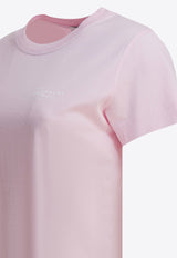 Givenchy Logo-Printed Crewneck T-shirt Pink