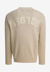 Golden Goose DB Golden Patch Rib Knit Sweater  Beige GMP00841P00197255550_6e66ad6c-d5b5-4988-81c7-706ee66ff40f