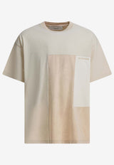 Golden Goose DB Patchwork Crewneck T-shirt Beige GMP01535P00236512389_11796f39-764c-4ffe-ab47-6ef7aa908bf3