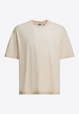 Golden Goose DB Logo-Printed Crewneck T-shirt White