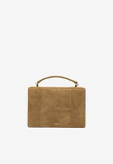 Golden Goose DB Small Venezia Suede Handbag Brown GWA00467A00085755303_828c2ad7-3333-4593-a3fe-6e4fe4e67215
