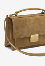 Golden Goose DB Small Venezia Suede Handbag Brown GWA00467A00085755303_828c2ad7-3333-4593-a3fe-6e4fe4e67215
