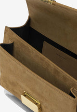 Golden Goose DB Small Venezia Suede Handbag Brown GWA00467A00085755303_828c2ad7-3333-4593-a3fe-6e4fe4e67215